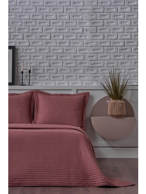 Doqu Home Otto Yatak Örtüsü Tek Kişilik - Bordo