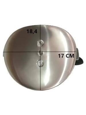 Mythriva Süper Kalite Paslanmaz Çelik Düdüklü Tencere Kapağı 3.5 Litre ve 5 Litre 18.5 Cm, KVN20322
