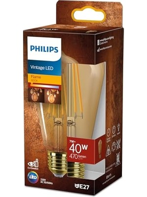 Mythriva Ledclassic E27 Lamba, Altın, 40 W Yerine Geçer, Sıcak Beyaz (1800 Kelvin), Dekoratif Lamba          [enerji Sınıfı E]