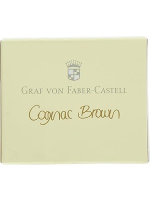 Mythriva Graf Von Faber-Castell Dolma Kalem Kartuşu 6'lı Konyak