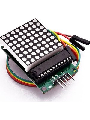Mythriva Sanec Arduino MAX7219 Dot Matrix 8×8 LED Display Modülü