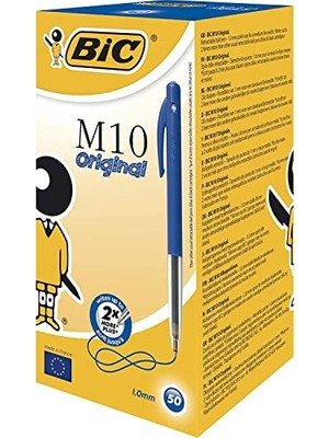 Mythriva Bıc Tükenmez Kalem M10 Clıc, 0,4 Mm, Kutu Her Biri 50 Adet