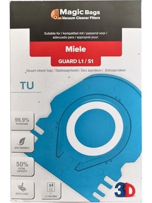 Mythriva Miele Uyumlu Tu Guard L1 - Guard S1 - Co Guard M1 Toz Torbası ve Mikro Filtre | 12557060