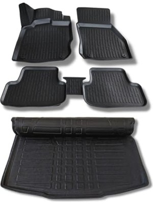 Mythriva Wöller Opel Grandland ile Uyumlu Paspas Bagaj Havuzu 2017 2024 Arası 3D Ultraflex Set