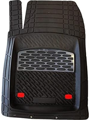 Mythriva Safir Peugeot Ile Uyumlu 307 Ile Uyumlu Derin Havuzlu 3D Paspas Krom Karbon