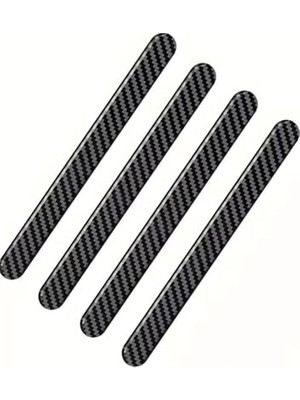 Mythriva Universal 4 Adet Karbon Desenli Yapıştırma Araba Motosiklet Dikiz Aynası Koruma Kapı Kolu Yan Kapı Koruma Anti Scratch Sticker