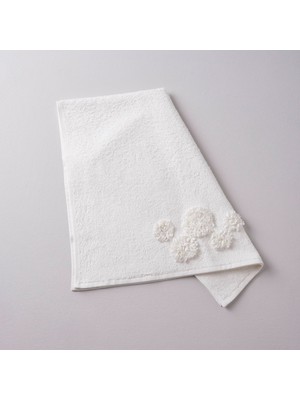 Mythriva Linens Glace Pamuk 50X80 cm Yüz Havlusu Ekru