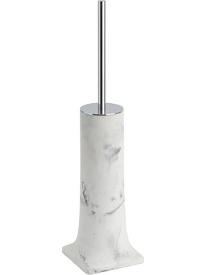Mythriva System Banyo Klozet Frıçası Mermer Desenli-Krom Renk 422X105X105 mm Beyaz Tek Ebat BA4006 009 R3-Cr