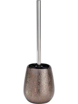 Mythriva Wenko Marrakesh Klozet Takımı, Tuvalet Fırçası Tutucu, Seramik, Ø 12,5 x 41 Cm, Kahverengi