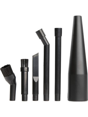 Mythriva Craftsman CMXZVBE38668 1-1/4 Inç. 6 Parça Islak/kuru Vakum Mikro Temizleme Ek Kiti, Siyah