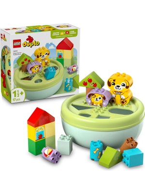Mythriva LEGO Duplo Ilk Şekil Ayırıcı: Köpek Evi 10441 – 1,5 Yaş ve Üzeri Köpek Sever Çocuklar Için Hayal Gücü Geliştiren Eğitici Oyuncak Yapım Seti, Doğum Günü Hediyesi (17 Parça)