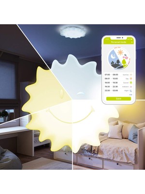 Mythriva Agu Baby Agu Sun1 Doğal Güneş Işığı Lambası, Çok Renkli