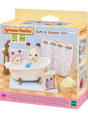 Mythriva Sylvanian Families Epoch Banyo ve Duş Seti, Oyuncak
