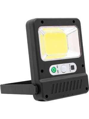 Mythriva X607 Süper Parlak Cob LED Güneş Enerjili Projektör Solar Projektör 3 Modlu 40 Watt