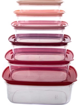 Mythriva Ultraform Nest Saklama Set Kırmızı 12 Parça