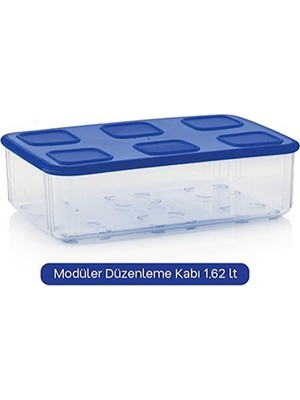 Mythriva Tupperware Modüler Düzenleme Kabı 1.6 Lt Saklama Kabı Esc