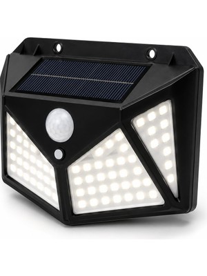 Mythriva Orret Home Güneş Enerjili Solar LED Duvar Lambası, Hareket Sensörlü Bahçe Aydınlatma, IP65 Suya Dayanıklı Dış Mekan Aplik, Kablosuz Güneş Panelli Lamba