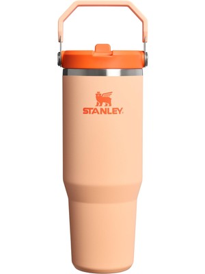 Mythriva Stanley Iceflow Flip Straw Tumbler Pipetli Termos Su Şişesi 0.89 Litre - Orange Sherbet | Paslanmaz Çelik