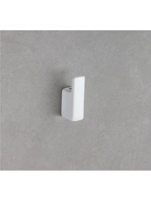 Mythriva System Flat Askılık Beyaz Renk 63X29X20 mm