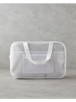 Mythriva English Home Ruby Polyester Organizer Beyaz