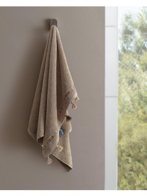 Mythriva Madame Coco Gland Yüz Havlusu, Bej, 50 x 80