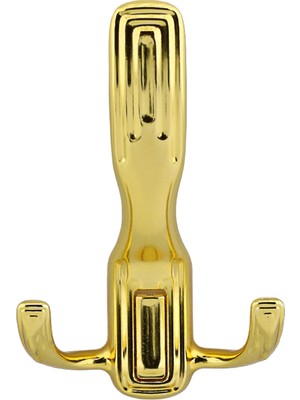 Mythriva BADEM10 Metal Portmanto Vestiyer Duvar Dolap Elbise Askısı Mat Gold Mobilya Kapı Askılığı Aparatı Askı