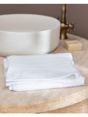 Mythriva Madame Coco Martha Yüz Havlusu (Tencel™) - Beyaz - 50X80 cm