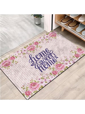 Mythriva Monnhein Kapı Önü Paspası - Modern ve Şık Kapı Paspası | Ev, Ofis ve Dış Mekân Kullanımı Için (Home Sweet Home) 45X65