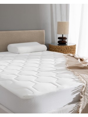 Mythriva Madame Coco Antony Cool Tek Kişilik Fitted Yatak Alezi - Beyaz - 100X200 cm Beyaz
