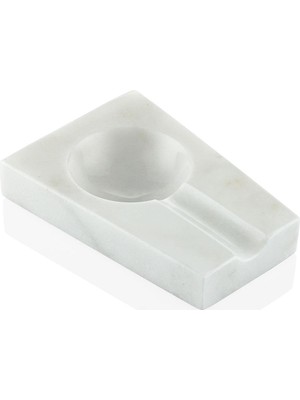 Mythriva Setabianca *evza Dekor Mermer Puro Küllüğü 18 * 12 * 8 cm Beyaz