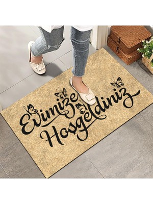 Mythriva Monnhein Kapı Önü Paspası - Modern ve Şık Kapı Paspası | Ev, Ofis ve Dış Mekân Kullanımı Için (Nazik Karşılama) 40X60