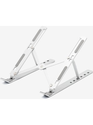 Mythriva Fiigo Laptop Standı Katlanabilir Çok Fonksiyonlu Metal Grey