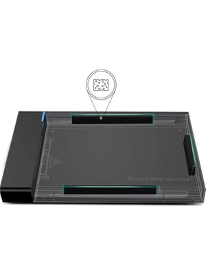 Mythriva Ugreen USB 3.0 2.5 Inch Sata Hard Disk Kutusu, Siyah