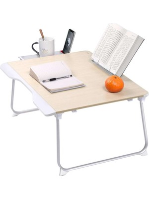 Mythriva Bix Saiji G6 Ultimate Çekmeceli Notebook Tablet Laptop Çalışma Masası Ahşap Rengi