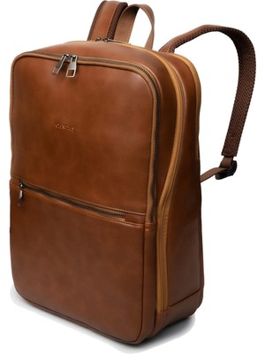 Mythriva 15.6 Laptop Nomad Traveller Sırt Çantası (Crazy Taba)