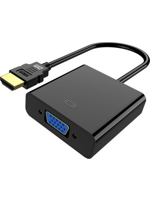 Mythriva Dm CHB020 HDMI To VGA Dişi Çevirici Adaptör Siyah