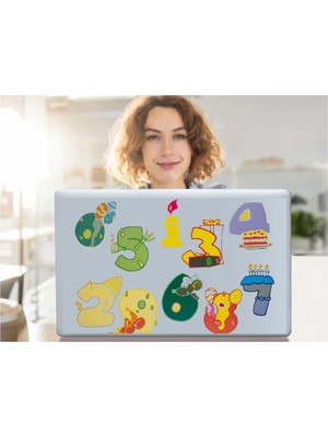 Mythriva Bosphorus Defter Sticker,laptop Sticker Renkli Rakamli Pvc 48X33X0,5CM