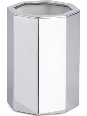 Mythriva System Tezgah Üstü Diş Fırçalığı Krom Renk 102X70X70 mm