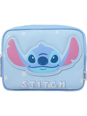Mythriva Lilo & Stitch Lisanslı Dayanıklı Kare Kozmetik Çantası (L) By Mınıso