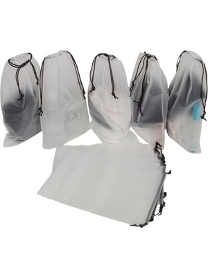 Mythriva Meapuff, 50'li Set 20X30 cm Su Geçirmez Kozmetik ve Plaj Çantası