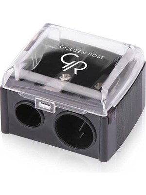 Mythriva Golden Rose Pencil Sharpener - Çift Hazneli Makyaj Kalemtıraşı