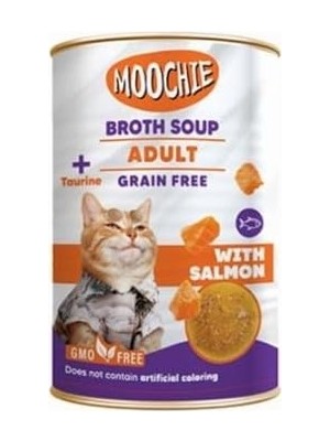 Mythriva Moochie Et Suyu Çorba Somon Balıklı Yet.kedi 135 ml