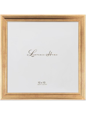 Mythriva Lawrence Frames (10X10, Gold) - 10X10 Sutter Burnished Gold Picture