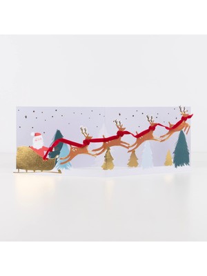 Mythriva Meri Meri - Santa's Card - Noel Baba Tebrik Kartı - 3D