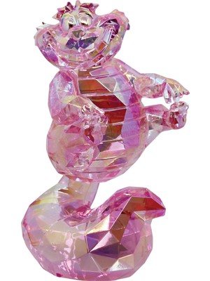 Mythriva Enesco Facets Disney Alice Harikalar Diyarında Cheshire Kedi Heykelcik, 9,78 Cm, Pembe