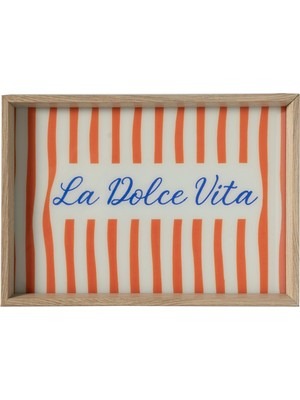 Mythriva La Dolce Vıta Dekoratif Tepsi 31X42 cm