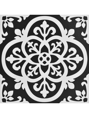 Mythriva Floorpops FP2475 Gotik Peel & Stick Yer Karosu, Siyah