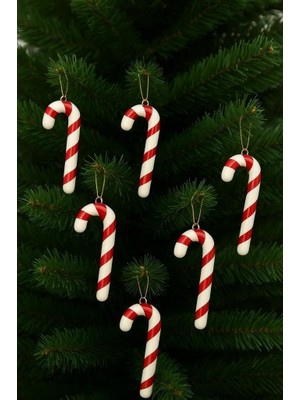 Mythriva Yılbaşı Ağacı Süsü Noel Gold Şekerleri Yılbaşı Temalı Hediyeler 6 Adet