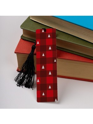 Mythriva Hediyesepeti Yeni Yıl Konsept Tasarımlı Kitap Ayracı 13.5 cm x 4 cm Metal Malzeme