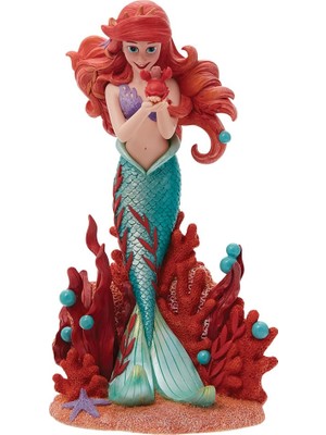 Mythriva Enesco Disney Showcase Botanik Küçük Deniz Kızı Ariel Heykelcik, 20 Cm, Çok Renkli